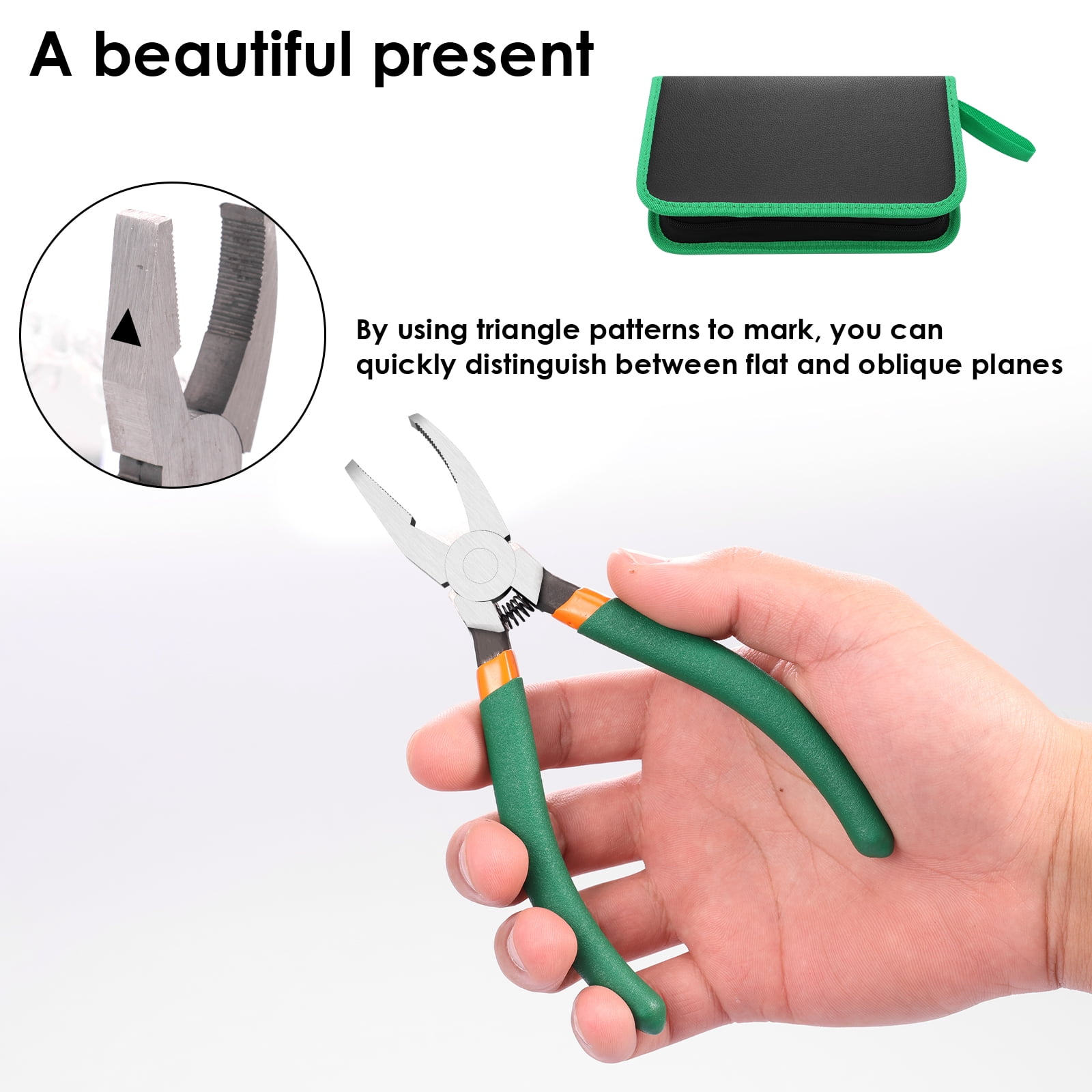 AEVXKHI Glass Cutting Tool, Iron Mosaic Cutter Tool, Control Glass Tile Nippers Curved Jaws Mosaic Tools, Smooth Cutting Tile Cutter Pliers