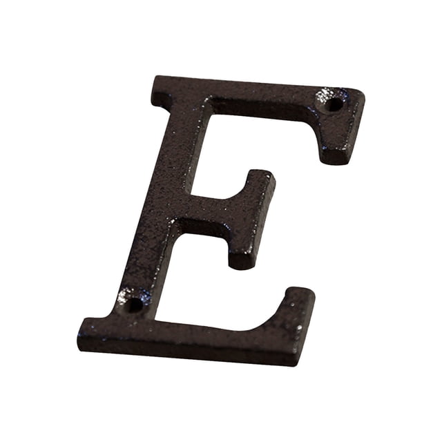 Vintage Cast Iron House Numbers - DIY Customizable Letters for Outdoor Address Signs and Garden Decor