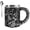 Black, variant on 3D Alien Coffee Mug, 18oz Stainless Steel Sci-Fi Cup, Unique Gift for Men