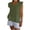 Army Green, variant on Women's Flutter Sleeve Summer Sleeveless Shirts Cute V-Neck Ruffle Elegant Lightweight Linen Tank Tops Blouses