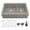 Concrete, variant on Karran Usa QA-760-GR-PK1 Quartz Qa 34" Farmhouse Double Basin Quartz Composite Kitchen