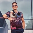 thumbnail image 4 of Fotbe Cute Flower Owl Camiseta Polo de Golf para Hombre con Estampado – Camisa Deportiva Transpirable con Cuello Abotonado-Large, 4 of 6