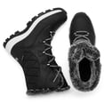 thumbnail image 4 of Lopsie Women’s Snow Boot With Waterproof Lace Up Mid-Calf Outdoor Winter Deep Tread Rubber Sole, 4 of 5