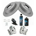 thumbnail image 2 of TRQ Rear Brake Calipers Ceramic Pads & Rotors Fits 2007-2008 Mini Cooper BKA23534, 2 of 6