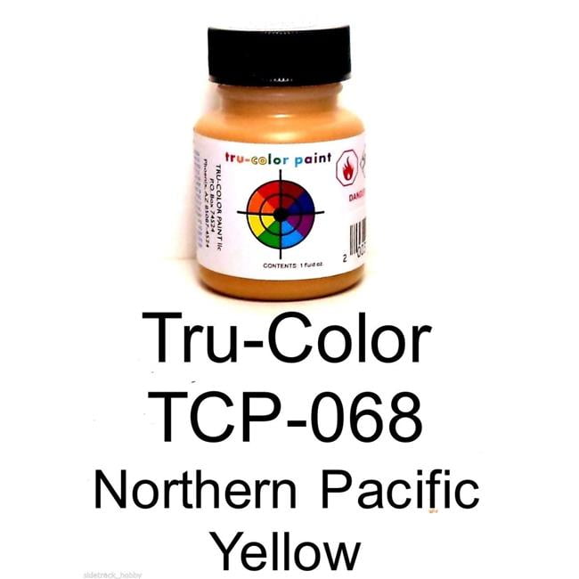 TruColor Paint TCP068 1 oz Northern Pacific Paint Bottle, Yellow
