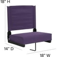thumbnail image 2 of Set of 2 500 lb. Rated Lightweight Stadium Chair with Ultra-Padded Seat, 2 of 9