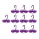 thumbnail image 5 of 10 piezas de organizadores de armario giratorios ajustables con 18 ganchos y correas violeta, 5 of 6