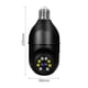 thumbnail image 2 of 1080P Bombilla de luz inalámbrica Monitor Cámara WiFi Cámara de seguridad 2MP Admite audio bidirecci Tomshoo Negro/Paquete de 1, 2 of 7