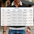 thumbnail image 4 of TAGOLD Mens Summer Short Sleeve Turndown collar Blouse & Shirt Solid Color Zipper Casual Top, 4 of 5