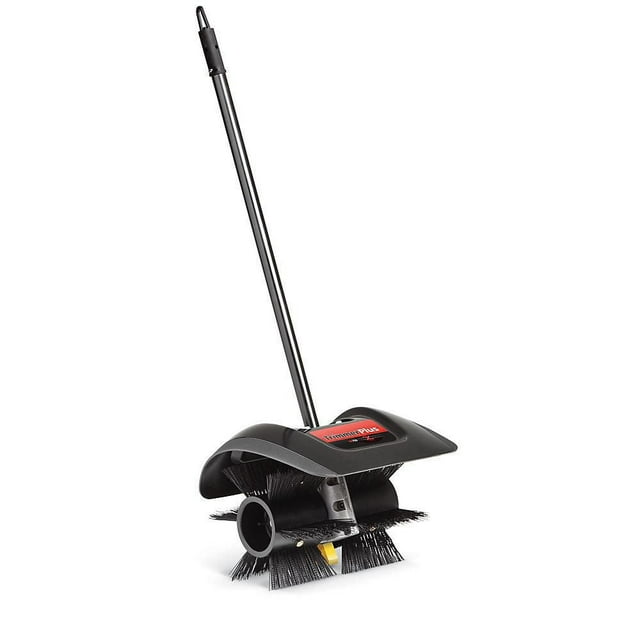TrimmerPlus BR720 Power Broom Attachment With Nylon Bristles And Poly Skid Plate