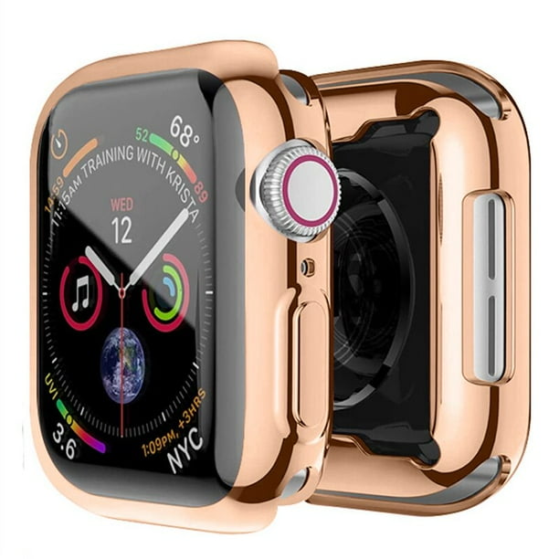 Protector de pantalla para funda de Apple Watch, 45mm, 41mm, 44MM, 40MM, 42mm, 38MM, cubierta completa de TPU, accesorios para iwatch series 8, 7, SE, 6, 5, 3