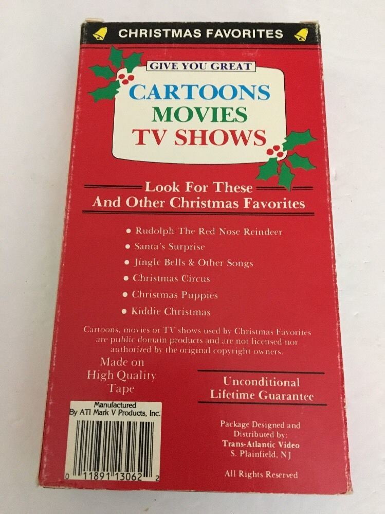 Rudolph The Red Nosed Reindeer Vhs Tape Trans Atlantic Video Rudolph The Red Nosed Reindeer Vhs Tape Trans Atlantic Video