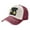 Dark Red, variant on Firework Happy New Year Baseball Cap Distressed Adjustable Vintage Cotton Denim Hat for Women Men