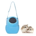 thumbnail image 1 of Mochila para perros, bolsa transpirable portátil para hámster erizo africano, bolso de mano, mochila de viaje para perros y gatos, 1 of 5