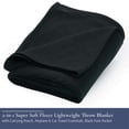 thumbnail image 5 of Brookstone Fleece Blanket 2 in 1 Super Soft Cozy Portable Travel Blanket with Carrying Case, 5 of 7