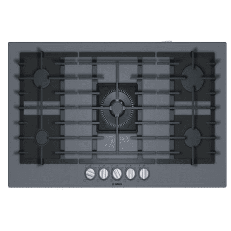 Bosch - Benchmark Series 36" Built-In Gas Cooktop with 5 burners - Gray