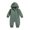 Green, variant on Hwmodou Boys Hooded Zip Up Jumpsuits Cotton Blend Baby Boys Valentines Day Long Sleeve Hooded Romper Jumpsuit Green Fall Winter Themed Jumpsuit,0-3M
