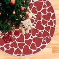 thumbnail image 5 of FMSHPON Valentine's Day Cute Love Heart Xmas Christmas Tree Skirt Stand Mat for Holiday Party Decoration Indoor Outdoor 36 inches, 5 of 6