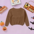 thumbnail image 5 of Gibobby Baby Girl Boy Winter Clothes Toddler Knit Sweater Cute Crewneck Long Sleeve Pullover Sweatshirt for Infant,Coffee,3-4 Years, 5 of 5