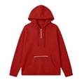 thumbnail image 6 of GUACER Hoodies for Women Zip Up Long Sleeve Soft Loose Fit with Zipper Pockets Casual Sweatshirts, 6 of 6