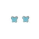 Fronay 765S56T Boucles d'Oreilles Papillon Turquoise en Argent Sterling – image 1 sur 1