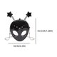 thumbnail image 2 of Bolso de cuero de la PU del patrón alienígena del hombro del bolso de las mujeres de la cremallera para el viaje de compras, 2 of 9