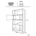 thumbnail image 5 of Librero Organizado DEREK Con Puertas Minimalista, 5 of 5