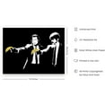 thumbnail image 2 of HAUS AND HUES Banksy Wall Art Pulp Fiction Street Art Wall Pulp Fiction Poster Pop Art Banksy Prints Wall Art Graffiti Banksy Wall Poster Graffiti Art UNFRAMED 12"x16" (Banksy Pulp Fiction), 2 of 6
