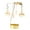J, variant on Gieenan Rotary Candle Holder Metal Spinning Tea Lights Romantic Candlestick Ornament for Wedding Party Christmas Festival Decor