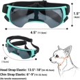thumbnail image 4 of UOSIA Dog Goggles Sunglasses Small to Medium Breed Puppy Sunglasses,S,Blue, 4 of 6
