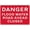 Warning Sign 4, variant on Danger Hazard Area Do Not Enter 8"x12", Aluminum Tin Warning Signs for Home Outdoor Garden, High-Visibility Security Sign