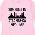 thumbnail image 4 of Inktastic Atlanta Georgia Someone Loves Me Skyline Boys or Girls Long Sleeve Toddler T-Shirt, 4 of 5