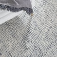 thumbnail image 6 of SAFAVIEH Capri Blair Diamond Wool Area Rug, Ivory/Blue, 8' x 10', 6 of 8
