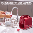 thumbnail image 4 of Vevor JYMNXRJ09L0037OCUV1 32 oz Slushy Machine for Home Margarita Slush Smoothie Frozen Drink Maker, Red, 4 of 10