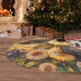 thumbnail image 2 of Cauagu 36" Christmas Tree Skirt Cute Panda Sunflower Pattern Christmas Tree Decorations Tree Mat for Xmas Decorations Occasion Holiday Home Decor -36", 2 of 7