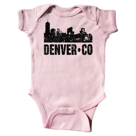 

Inktastic Denver Colorado Skyline Grunge Gift Baby Boy or Baby Girl Bodysuit