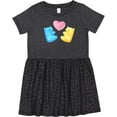 thumbnail image 3 of Inktastic Cute Gummy Bears and Heart Girls Toddler Dress, 3 of 5