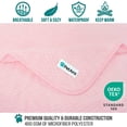 thumbnail image 3 of PetAmi Waterproof Dog Blanket, Leakproof Puppy Blanket for Medium Large Dogs, Furniture Sofa Couch Cover Protector, Fleece Pet Throw for Indoor Cat Kitten, Reversible Washable Soft Plush, 40x60 Pink, 3 of 7