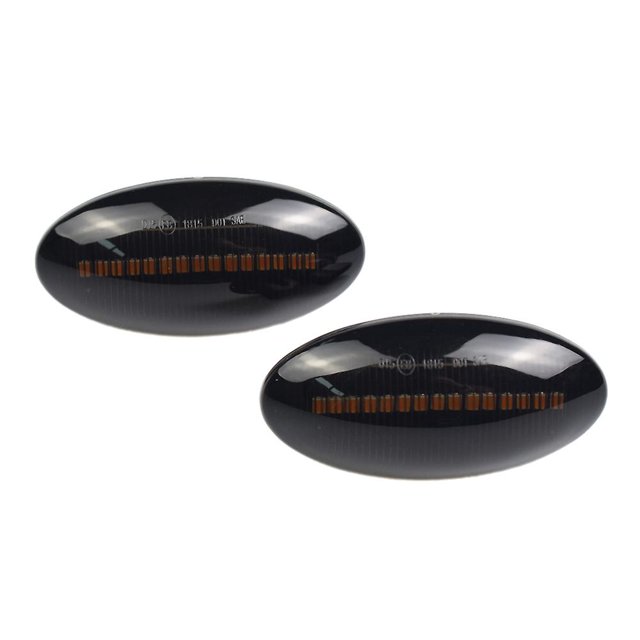 Luz LED dinámica de posición lateral yuxing Para coche Señal de giro Para APV Alto Vitara Ignis Jimny SX4 Color negro