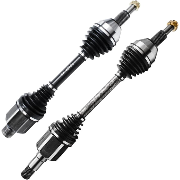 Detroit Axle - Front CV Axles for Dodge Grand Caravan Chrysler Town & Country Ram C/V Volkswagen Routan, Complete CV Axle Shaft Assembly Replacement