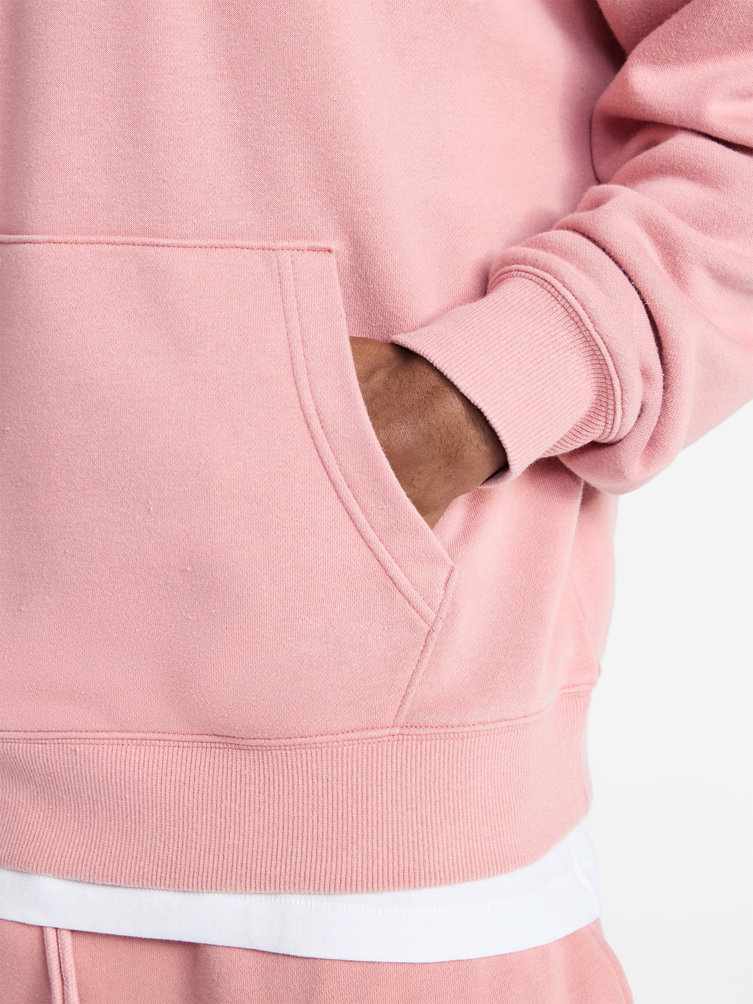 No Boundaries Oversized Hoodie with Long Sleeves, Men's XS-4XLT