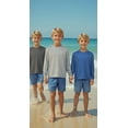 thumbnail image 6 of INGEAR Boys' Rash Guard UPF 50+ Long Sleeve Swim Shirt, Quick-Dry Lightweight Sun Protection, Shark Camo, S, 6 of 9