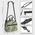 thumbnail image 2 of Easygdp Watercolor Blooming Cactus Caja de Almuerzo para Mujeres y Hombres, Bolsa de Almuerzo Insulada, Bolsas Reutilizables Impermeables para Viajes, Trabajo y Picnics, 2 of 7