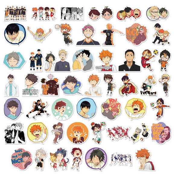 haikyuu stickers pack