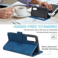 thumbnail image 4 of Dteck Smartphone Wallet Flip Case for Samsung Galaxy S23 FE Case, Shockproof Folio Kickstand Card Slot Magnetic PU Leather Protect Folio Cover RFID Blocking Protection Case Flip Case,Blue, 4 of 8