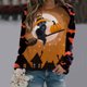 thumbnail image 2 of Camisas Para Mujer Camisetas de Gran Tamaño Manga Larga Moda Casual Cosplay Impreso Cuello Redondo Sudadera Tops Blusa Odeerbi ODB136270, 2 of 5