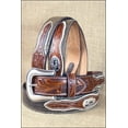 thumbnail image 2 of Nocona Men's Cowboy Prayer Concho Tooled Billets Brown Belt N2501208, 2 of 5