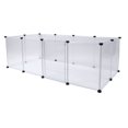 thumbnail image 1 of Dog Playpens, Foldable Gate for Dogs, Easy Assembly Translucent Plastic Cat Dog Enclosure, Outdoor Dog Fence Exercise Pen, Suitble for Small Medium, 1 of 8