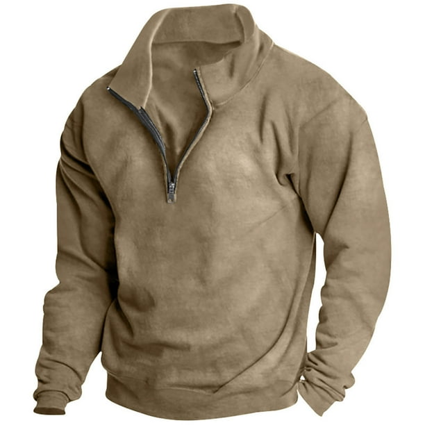 Khaki fleece outlet jacket