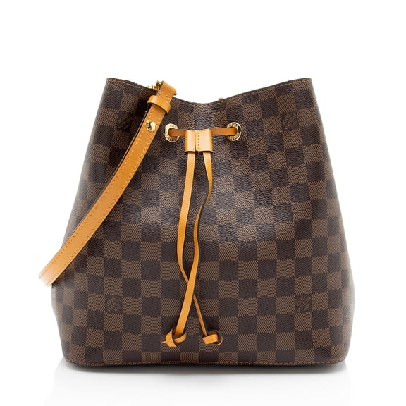 Pre-Owned Louis Vuitton Damier Ebene Neonoe MM Shoulder Bag